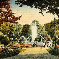 Pforzheimer Parkanlagen - ein historisch-ökologischer Ausflug ins Grüne © Stadtarchiv Pforzheim, S1-13-3-R-4, Foto: Gebr. Metz, Glasnegativ im Haus der Geschichte Baden-Württemberg, Sammlung Gebr. Metz, Photo: Foto: Gebr. Metz Pforzheimer Parkanlagen - ein historisch-ökologischer Ausflug ins Grüne