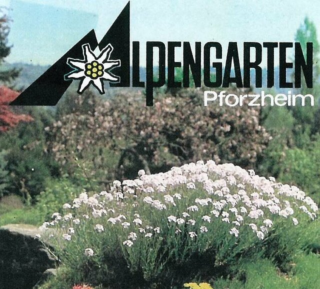 Alte Broschüre: Alpengarten
