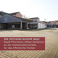 Parkplatz an der Hohenzollernstraße