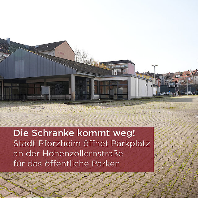 Parkplatz an der Hohenzollernstraße