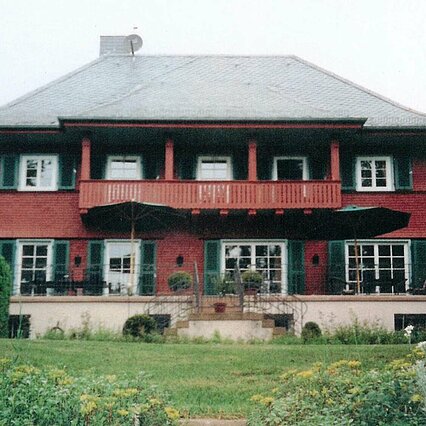Historische Aufnahme, farbig: Landhaus Silbereisen, Auf dem Berg 13 (ehem. Naturheilanstalt)