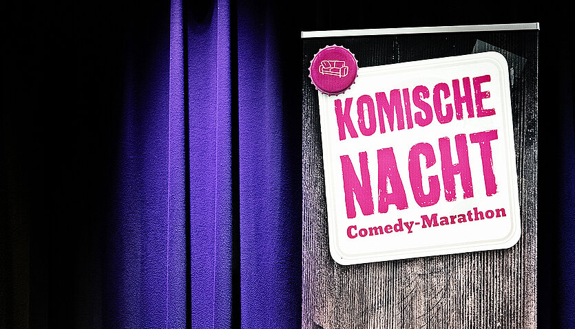 Veranstaltungslogo "Komische Nacht" - copyright: MITUNSKANNMAN.REDEN. GmbH & Co. KG - Ersteller: MITUNSKANNMAN.REDEN. GmbH & Co. KG