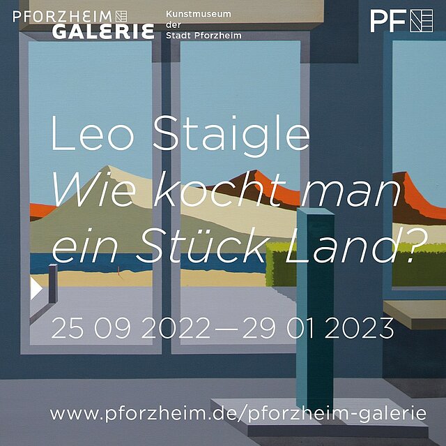 Ausstellungsplakat "Leo Staigle" - copyright:Stadt Pforzheim