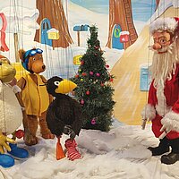 Marionettentheater: Der kleine Rabe Socke feiert Weihnachten