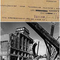 23. Februar – Kriegsende – Befreiung: Pforzheim 1945/46 in privaten Originaldokumenten. Mit einem Werkstattbericht zum Weg neuer Text- und Bildquellen ins Archiv © Stadtarchiv Pforzheim, S5-3180 und S1-9-2-S-21, Photo: Foto: Römpler & Bolz 23. Februar – Kriegsende – Befreiung: Pforzheim 1945/46 in privaten Originaldokumenten. Mit einem Werkstattbericht zum Weg neuer Text- und Bildquellen ins Archiv