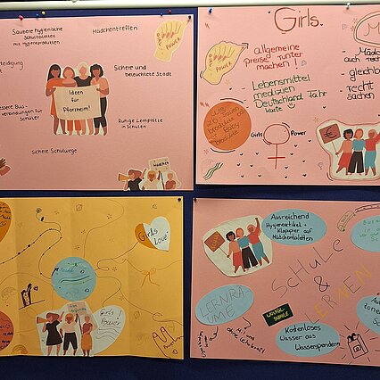 Protestschilder WMT - copyright:Stadt Pforzheim