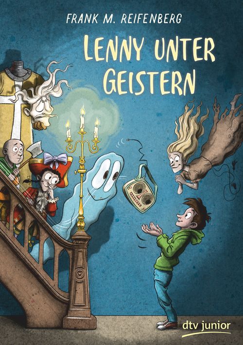 Farbiges Cover von Lenny unter Geistern - copyright: dtv Verlag - Ersteller: dtv Verlag