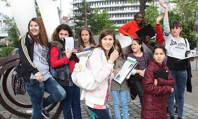 Gruppenbild: Stadtforscherinnen