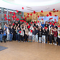 Die Teilnehmenden des „Jugend forscht“-Regionalwettbewerbs Pforzheim/Enz 2024