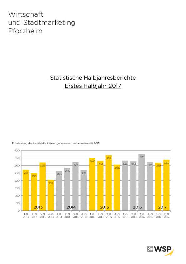 Statistischer Halbjahresbericht 1/2017