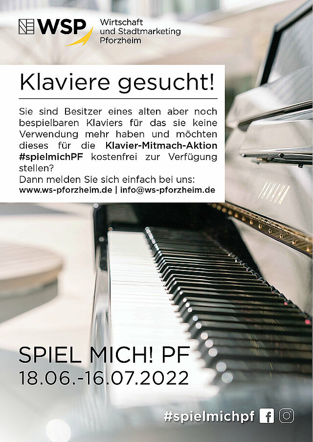 Klaviere gesucht