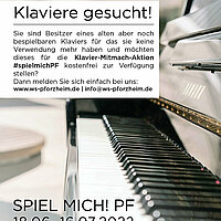 Klaviere gesucht