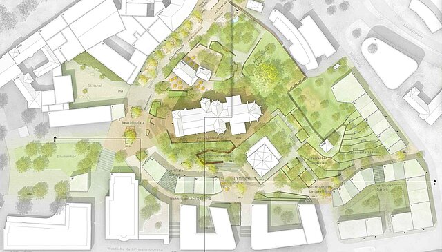 Entwurfsplan - copyright:Studio MRA und Daniel Schönle| Architektur und Stadtplanung | Stuttgart