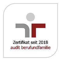 Logo des Zertifikates audit berufundfamilie