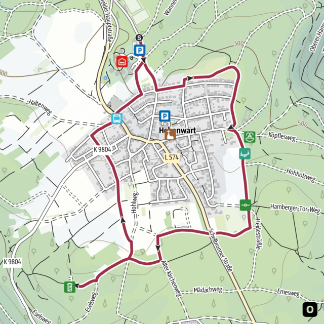 Minimap Familienrunde - Quelle: Outdooractive Minimap Familienrunde - Quelle: Outdooractive