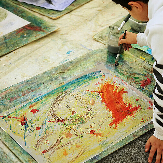 Museumspädagogische Veranstaltung für Kinder in der Pforzheim Galerie - copyright:Kulturamt Pforzheim