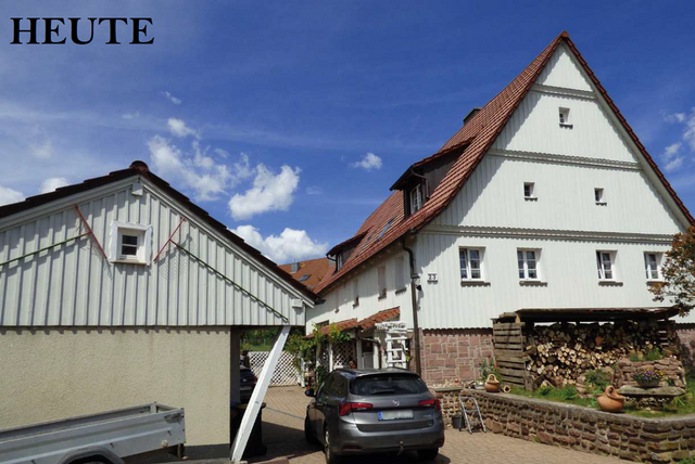 Farbfoto: Wilhelmstraße 23, Außenansicht - copyright:denk mal!-Tour Hohenwart