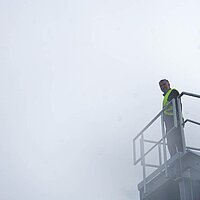 Anlieferung Schornstein Heizkraftwerk Pforzheim