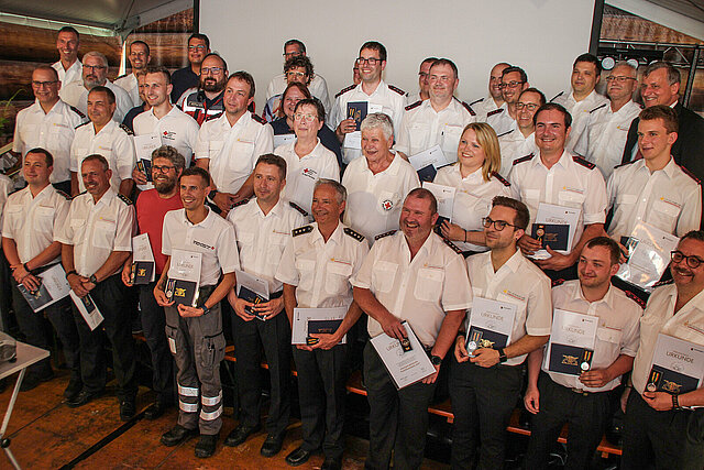 Verleihung Fluthilfemedaille