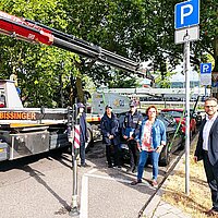 Abschleppaktion Gruppenbild