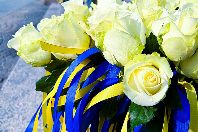 Pforzheim zeigt Solidarität mit der Ukraine