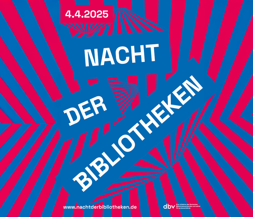 Logo der Aktion: Nacht der Bibliotheken 2025 - copyright: 2025 Nacht der Bibliotheken - Ersteller: 2025 Nacht der Bibliotheken