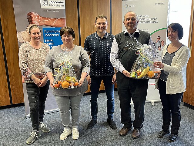 Gewinnübergabe Gesundheitstag Jobcenter