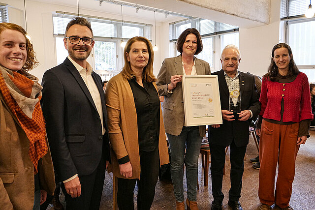 Verleihung Familienfreundlichkeitspreis