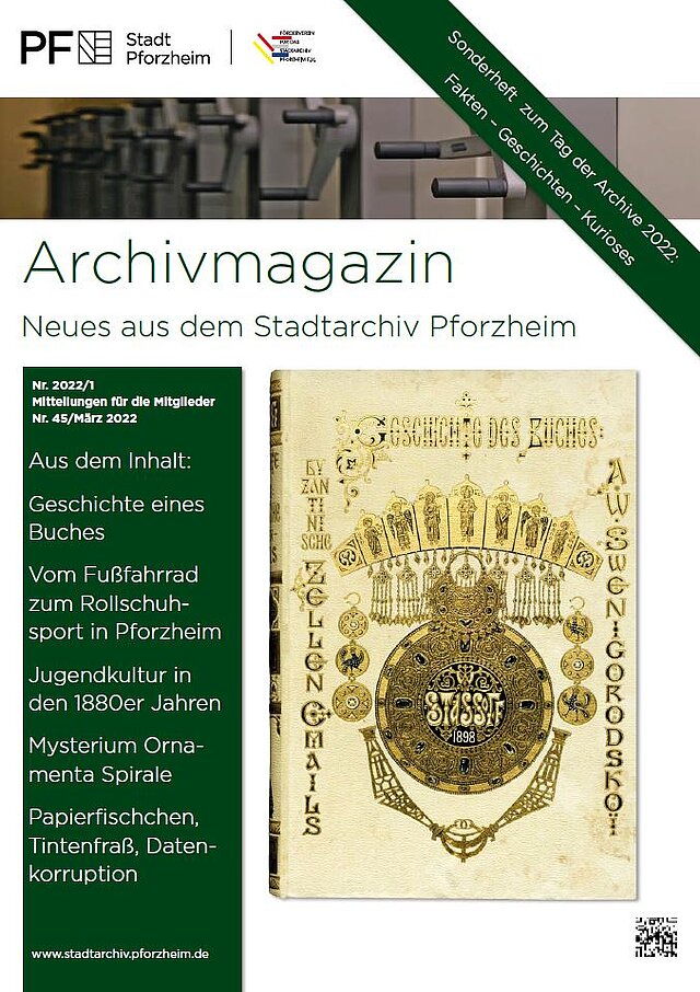 Deckblatt Archivmagazin 2022/01