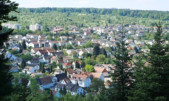 Blick auf Würm vom Hornkopf-Pavillon