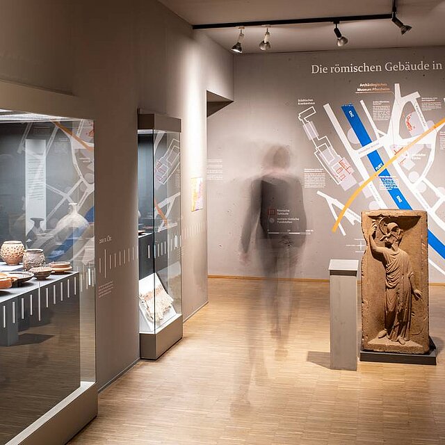 Innenansicht des Archäologischen Museums Pforzheim Innenansicht des Archäologischen Museums Pforzheim