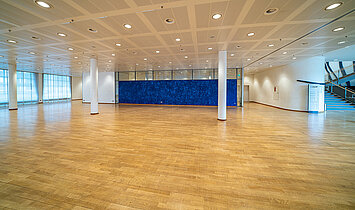 Ansicht: Location in Pforzheim CCP Foyer Mittlerer Saal leer für Messe, Tagung, Catering