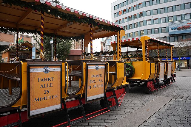 Foto: Pforzheimer City-Bähnle - copyright:Stadt Pforzheim