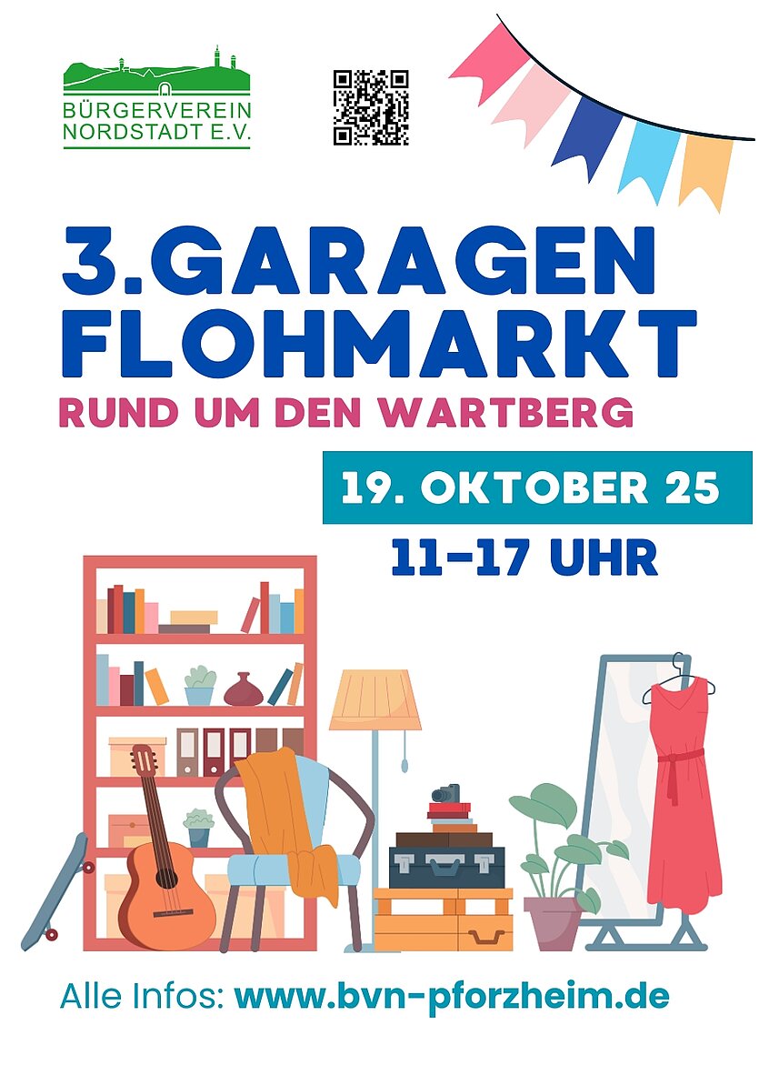 Flyer 3. Garagenflohmarkt BVN - copyright: BVN - Ersteller: BVN