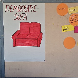 Schlagworte zur Demokratie - copyright:Stadt Pforzheim