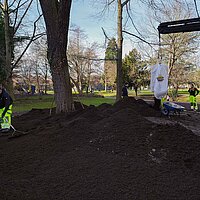 Umgestaltung einer Fläche im Benckiserpark