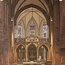 Schloß- und Stiftskirche St. Michael in einer Innenansicht (Stiftschor) - copyright:Fotoverlag: Günter Beck