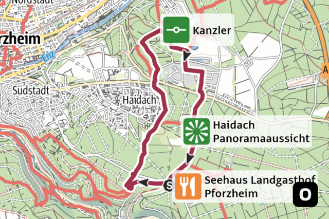 Minimap Römerweg - Quelle: Outdooractive Minimap Römerweg - Quelle: Outdooractive