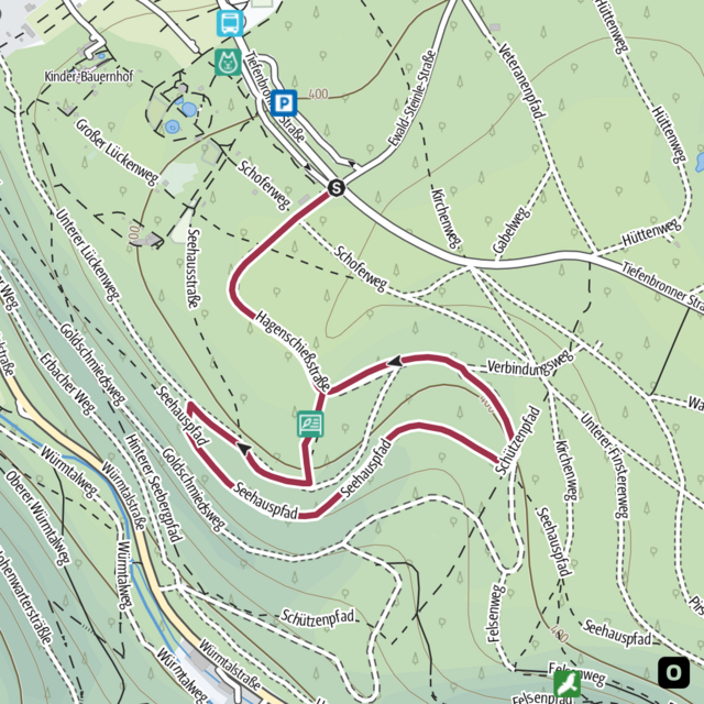 Minimap Eichhörnchen - Quelle: Outdooractive Minimap Eichhörnchen - Quelle: Outdooractive