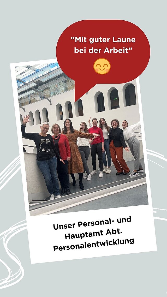 Gruppenbild Personal- und Hauptamt Abt. Personalentwicklung - copyright:Stadt Pforzheim