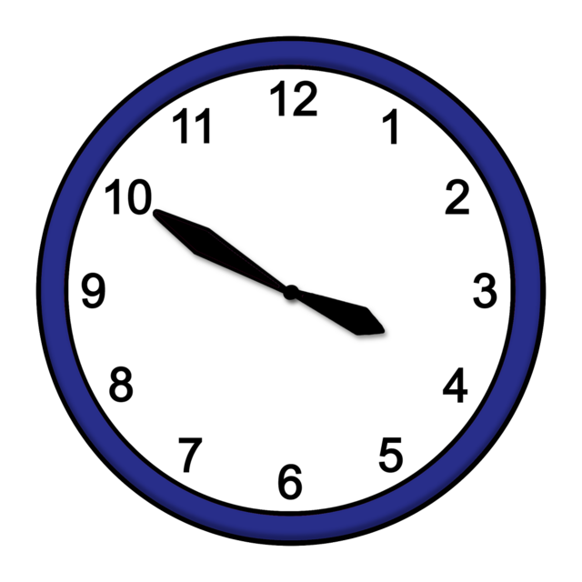 Illustration einer Uhr - copyright:Lebenshilfe für Menschen mit geistiger Behinderung Bremen e.V.