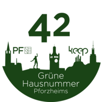 Logo: Grüne Hausnummer Pforzheim