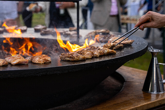 Steaks auf dem Grill - copyright:Stadt Pforzheim