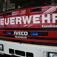 Übergabe Feuerwehrfahrzeug an Ukraine