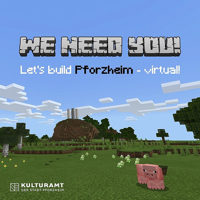 We need you - Minetest Bild