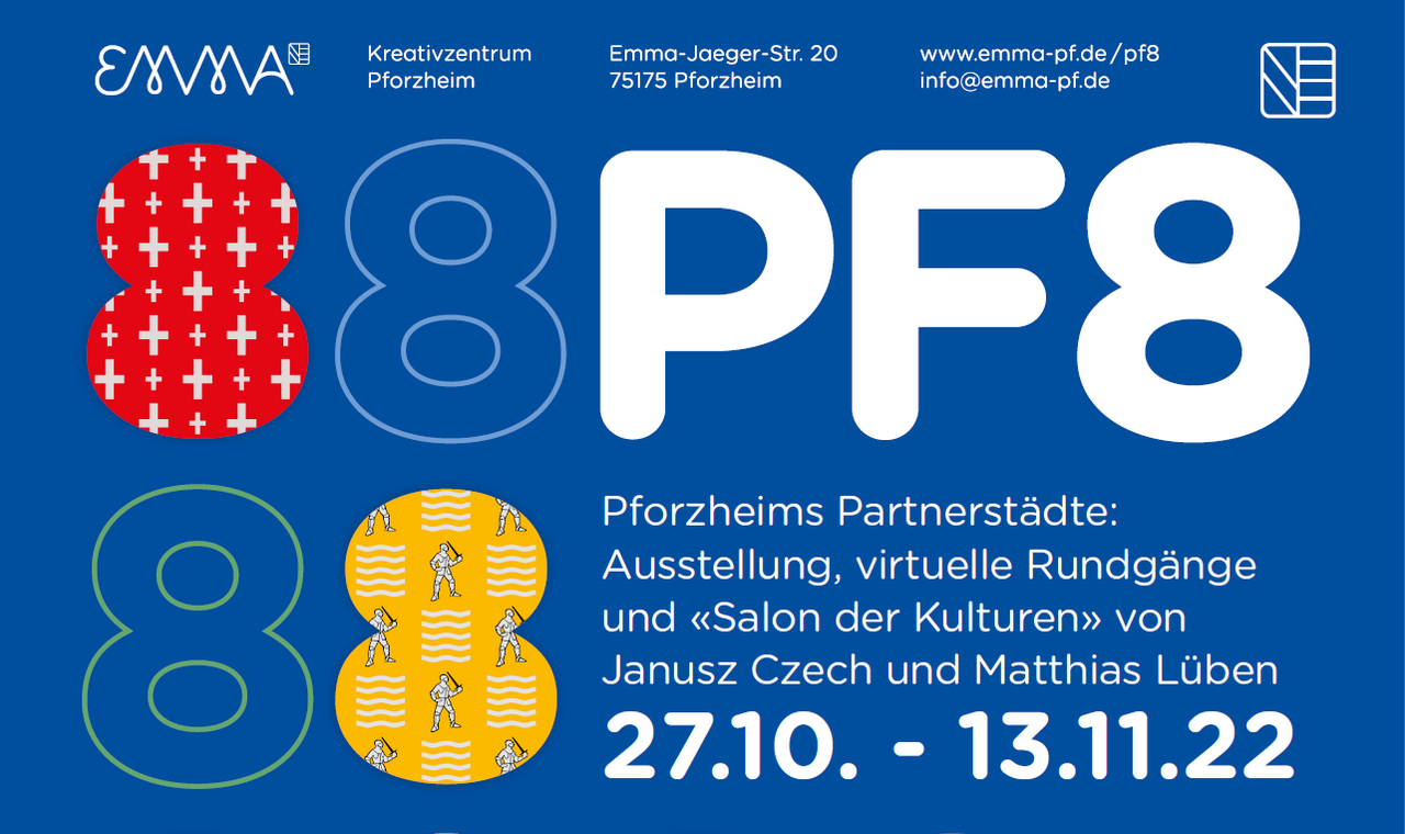 Ausschnitt vom Ausstellungsplakat PF8 - copyright:Stadt Pforzheim