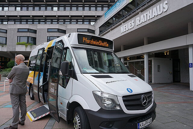 Der Pforzheim Shuttle - copyright:Stadt Pforzheim