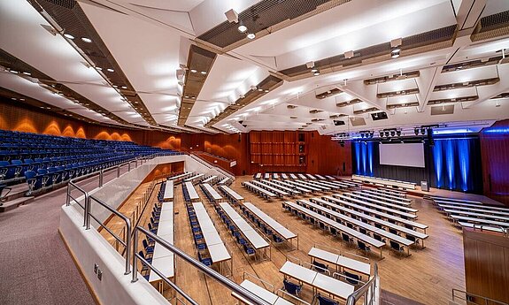 Großer Saal im CongressCentrum Pforzheim für Empfänge und Events