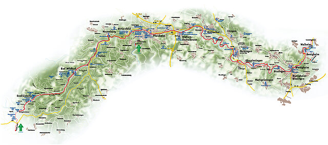 Enztalradweg im Detail Enztalradweg im Detail