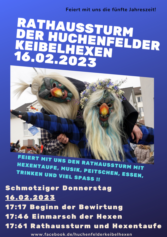 Rathaussturm Huchenfeld